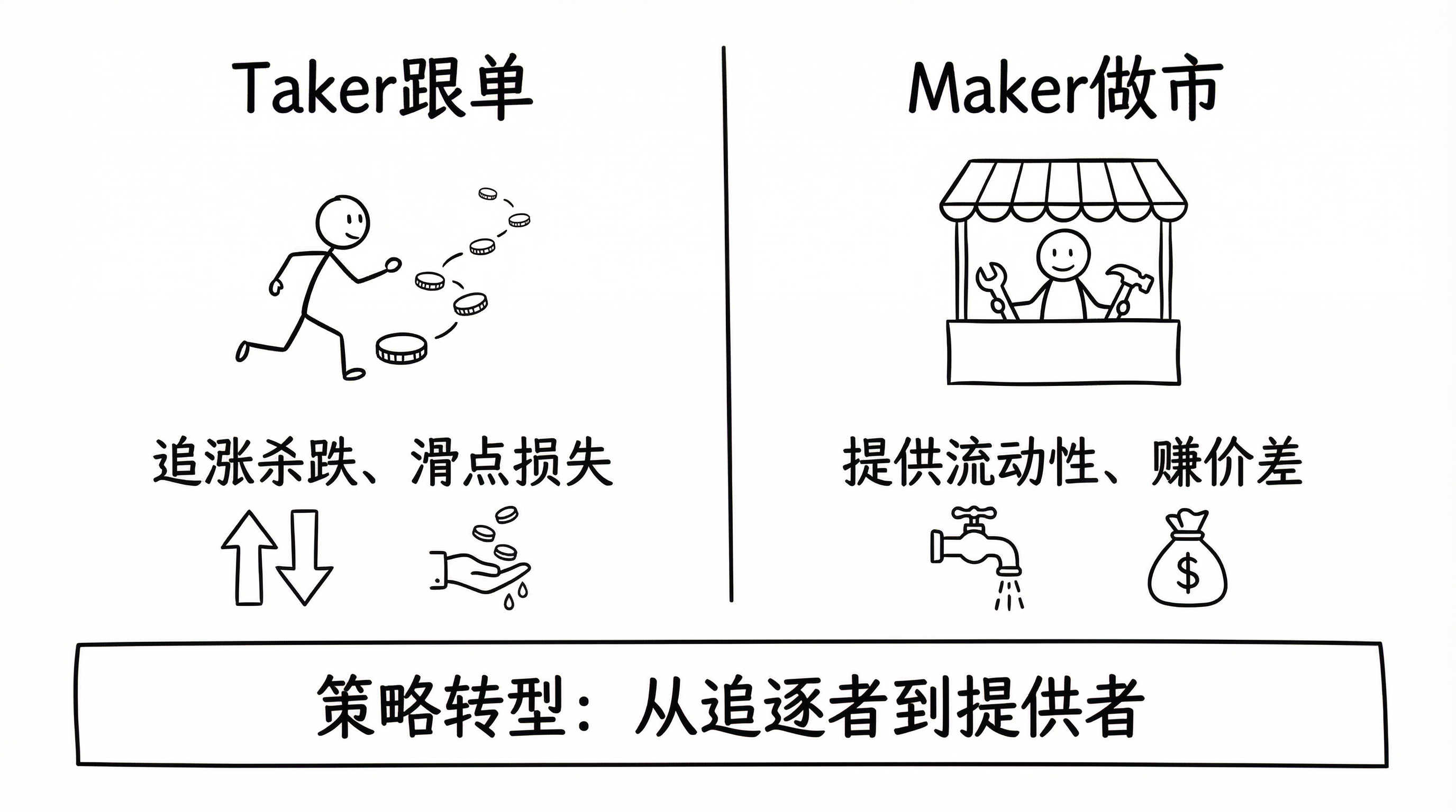 Taker vs Maker Comparison