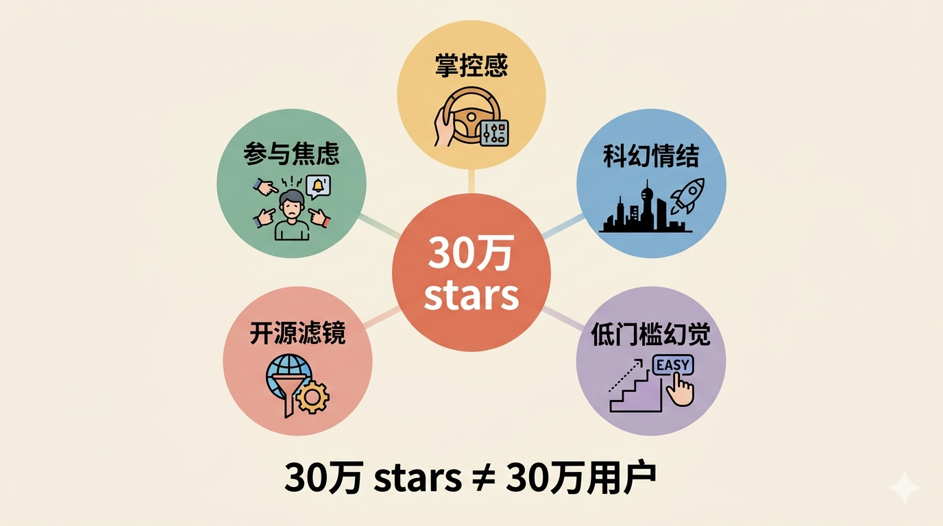 30万 Stars 背后的大众心理