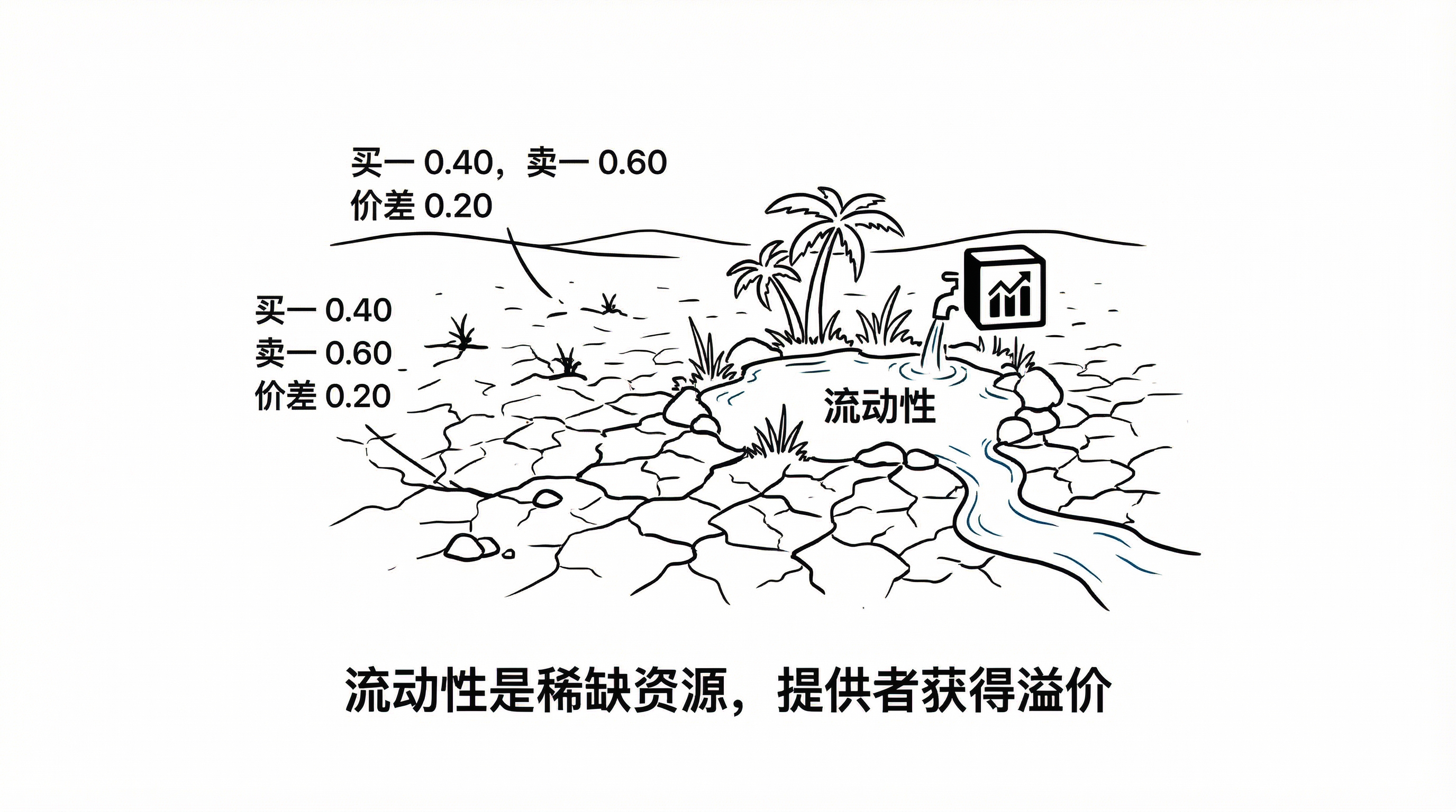 Liquidity Oasis in Desert